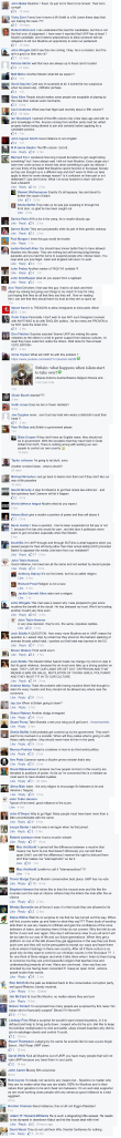 Bigoted comments on the departure of Amjad Bashir from UKIP, written on the official UKIP and Nigel Farage pages.